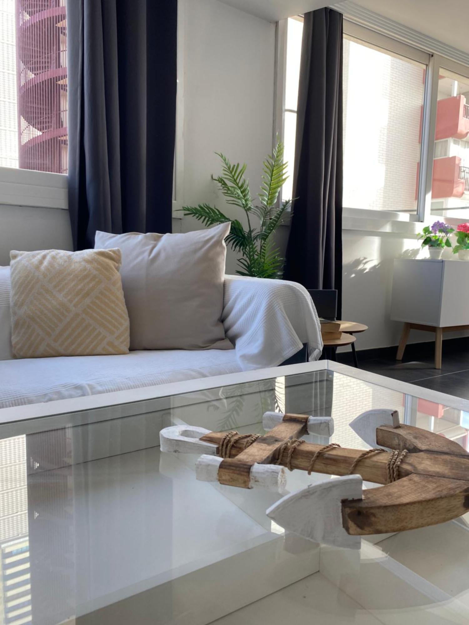 Apartamento Torre Yago Primera Linea Playa Benidorm Con Wi-Fi & Ac Rum bild