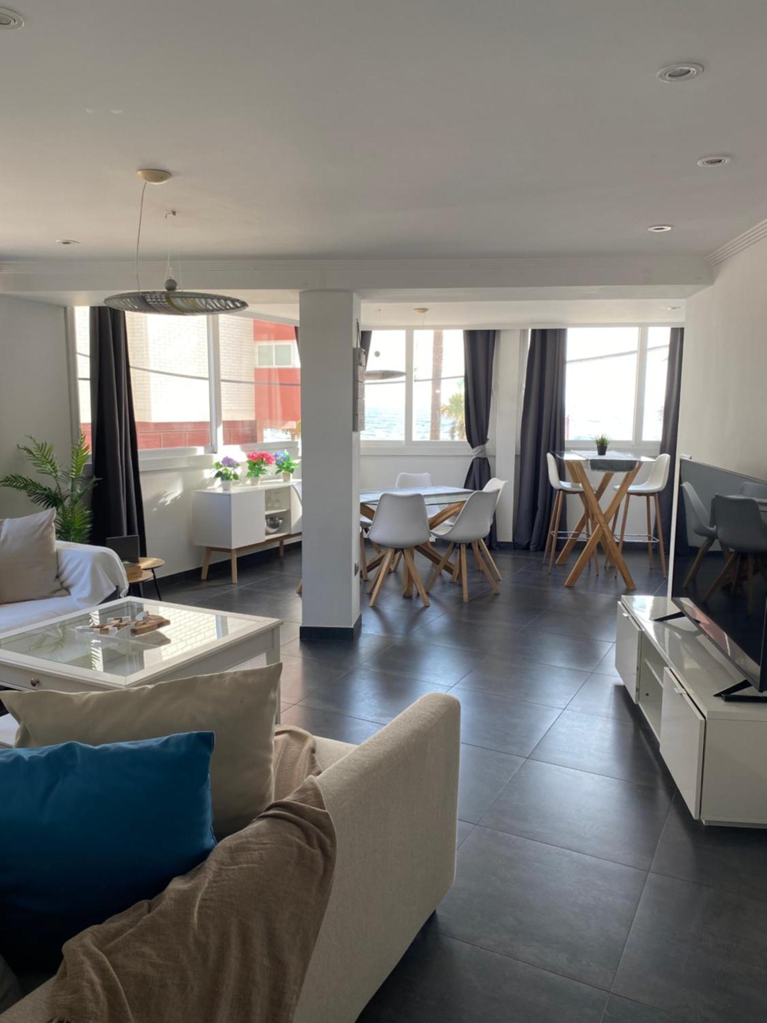 Apartamento Torre Yago Primera Linea Playa Benidorm Con Wi-Fi & Ac Rum bild
