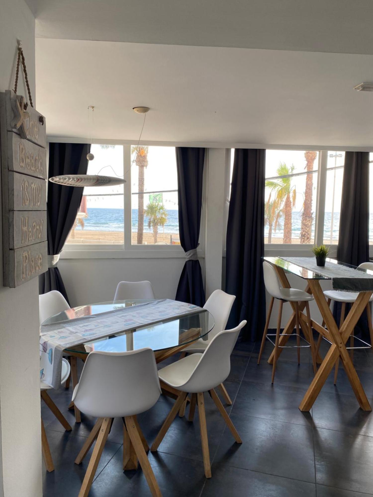 Apartamento Torre Yago Primera Linea Playa Benidorm Con Wi-Fi & Ac Rum bild