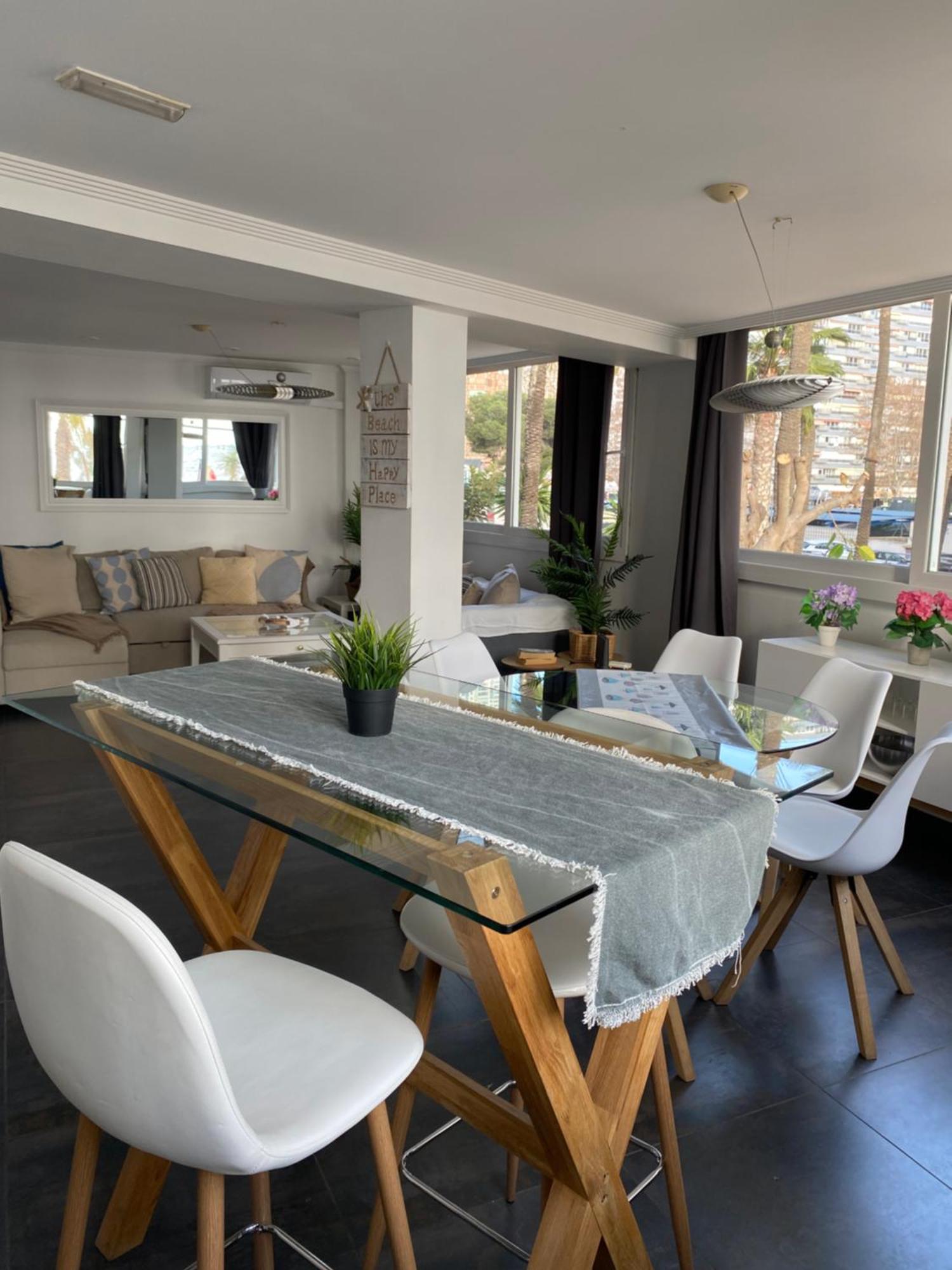 Apartamento Torre Yago Primera Linea Playa Benidorm Con Wi-Fi & Ac Rum bild