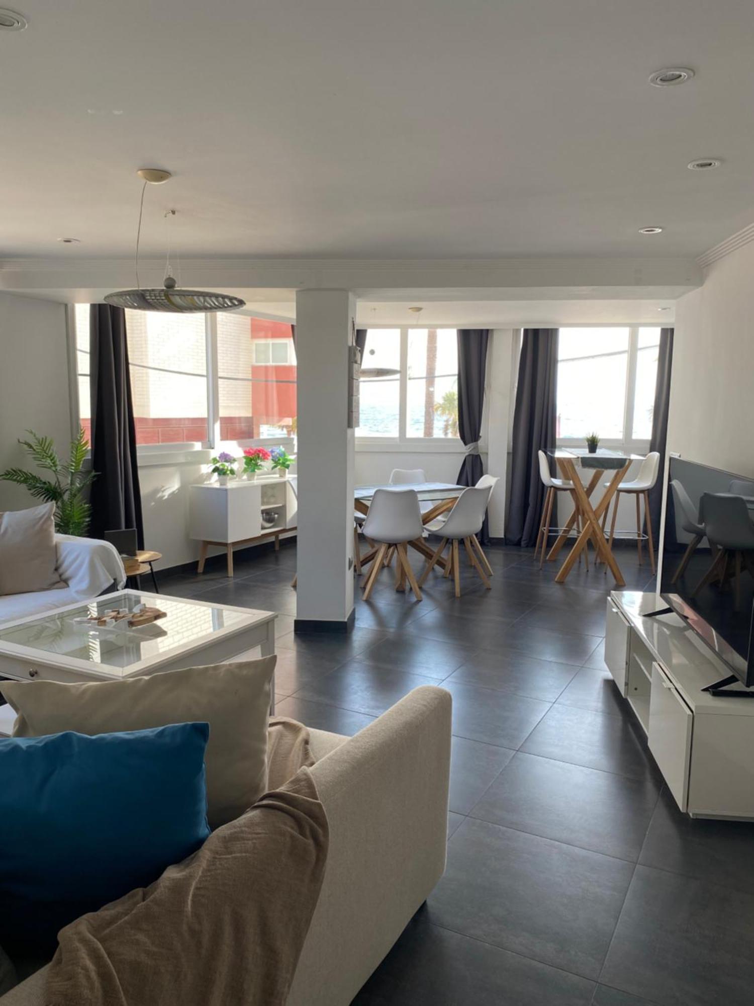 Apartamento Torre Yago Primera Linea Playa Benidorm Con Wi-Fi & Ac Rum bild